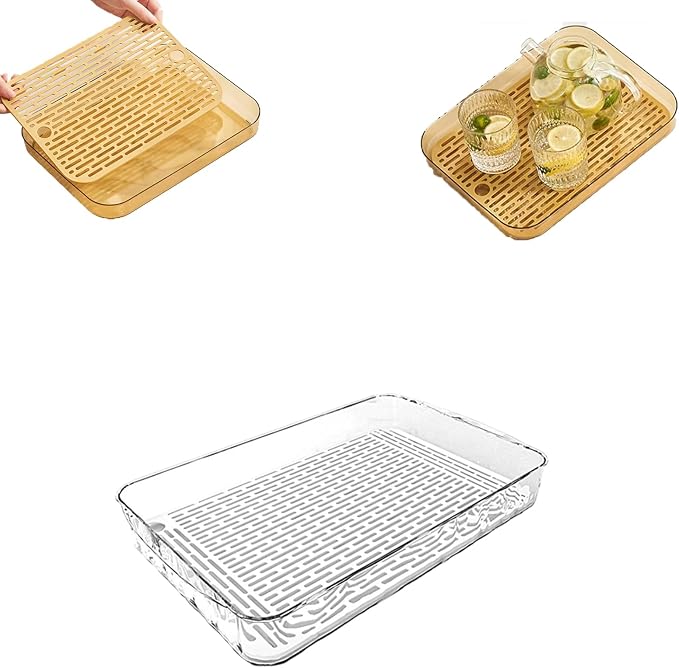 Plastic Drain Tray Bottle Cup Dish Drying Rack by Unknown