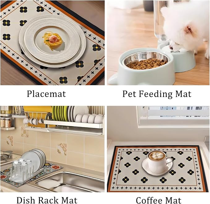 Coffee Mat, 16 x 24 inch Coffee Maker Mat - Image 6
