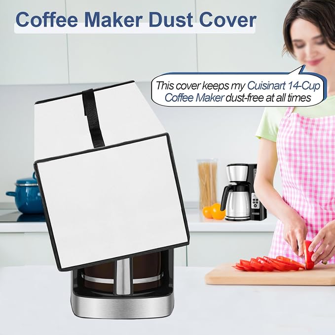 Coffee Machine Dust Cover for Cuisinart Coffee Maker 14-Cup - Image 2
