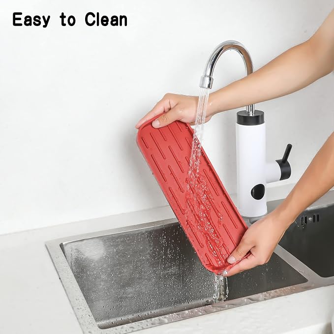 MicoYang Silicone Kitchen Sink Organizer Tray - Image 7