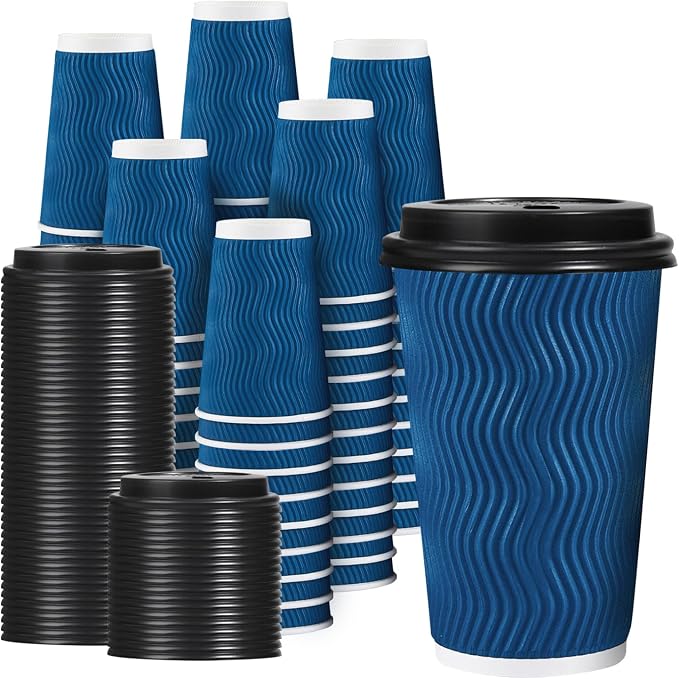 Lamosi 16 OZ Disposable Coffee Cups by BuyNow