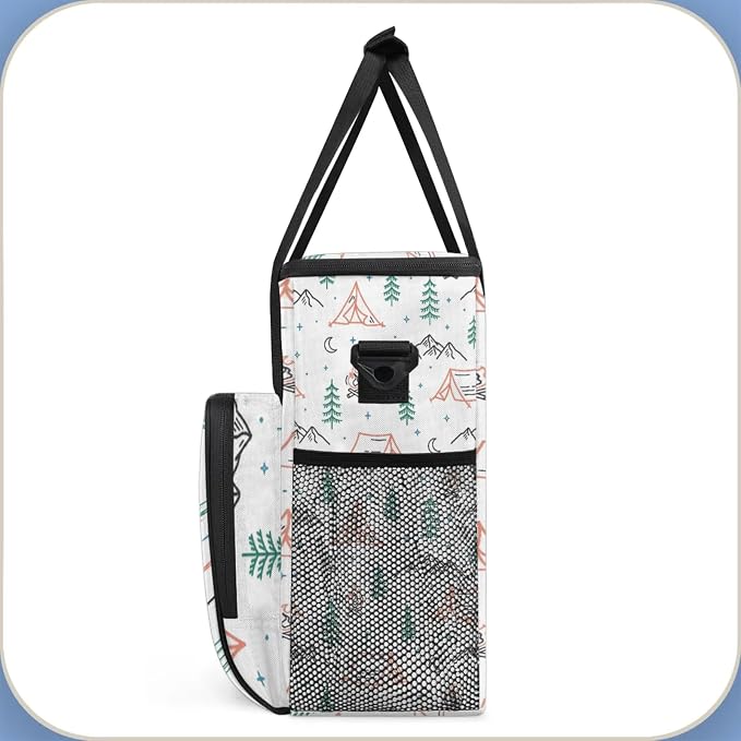 Camping Coffee Maker Travel Bag, Camping Large Carrying Storage Case Insulated - Image 4