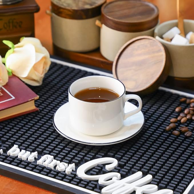 Potchen Coffee Bar Mat 18 x 12 Inch Stylish Service Bar Mat - Image 2