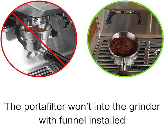 54mm Espresso Dosing Funnel, MATOW Stainless Steel Coffee Dosing Ring Compatible - Image 6