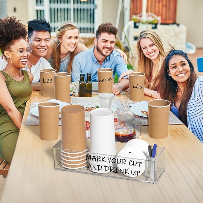 Coffee Bar Accessories and Organizer, Disposable Cup Holder - Image 9