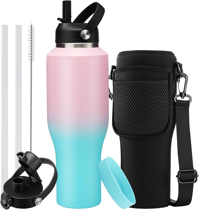 Insulated Water Bottle 40 oz by DIGJUPER