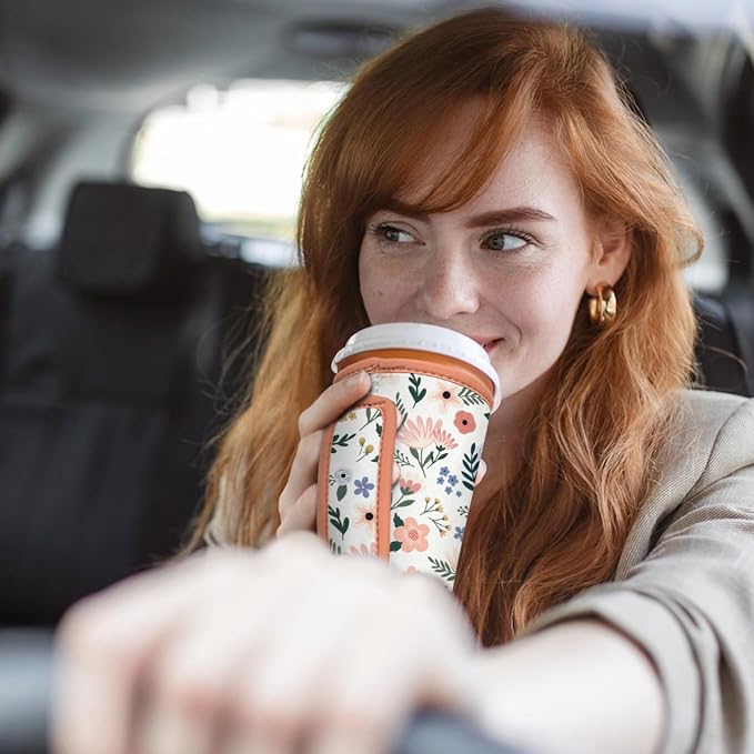 Reusable Insulated Neoprene Iced Coffee Sleeve - Image 5