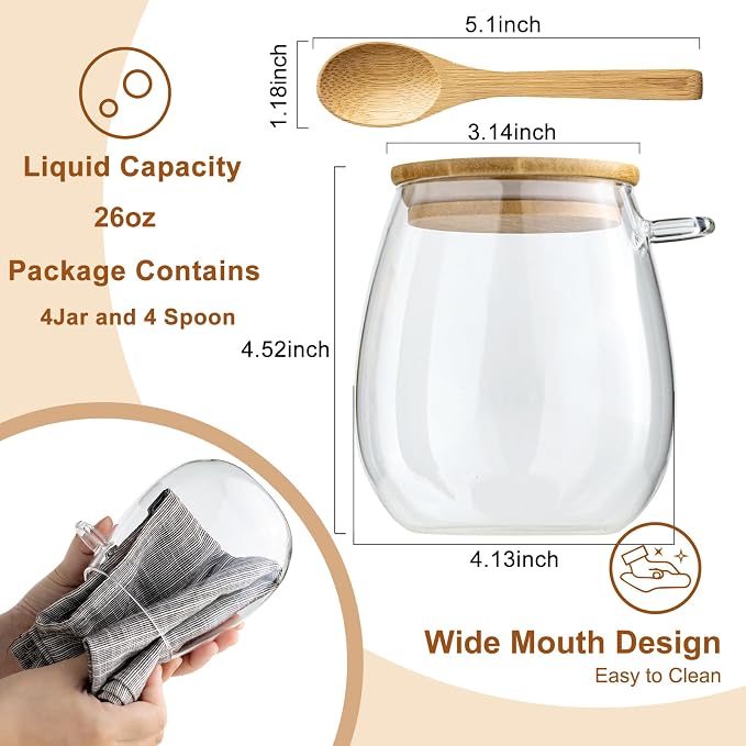 Airtight Glass Food Storage Jars - Image 2