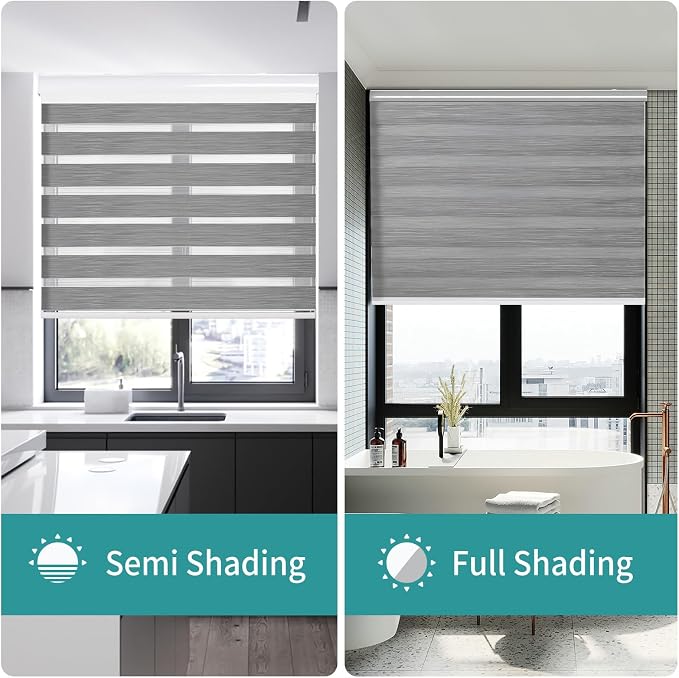 Joydeco Cordless Zebra Roller Shades - Image 6