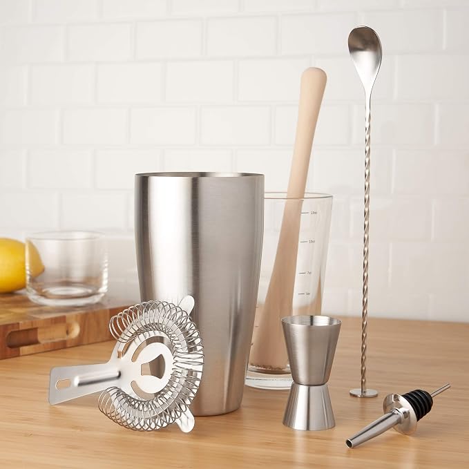 True 7-Piece Barware Set for Mixed Drinks and Cold Brew Cocktails, Includes - Image 10