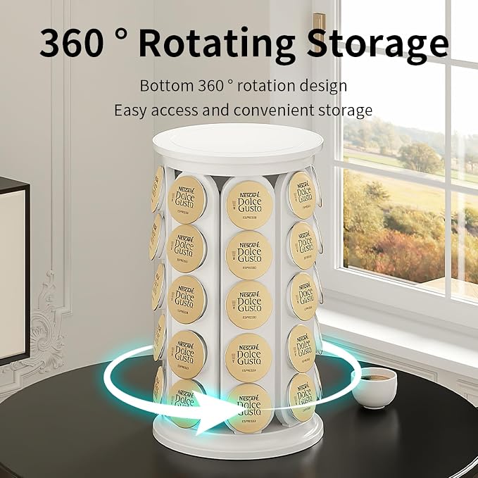 SAVORI Coffee Pod Storage Carousel Holder Organizer Compatible - Image 2