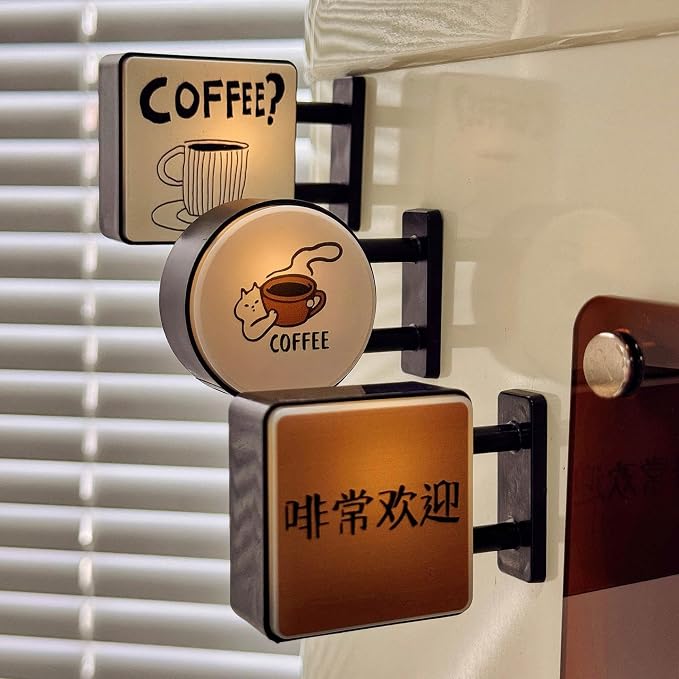 Coffee Lamp Refrigerator Magnet - Image 3