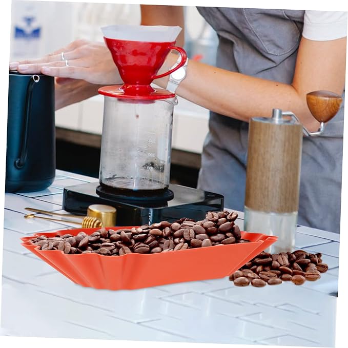 OUNONA 4Pcs Coffee Bean Display Tray Measuring Plates - Image 8
