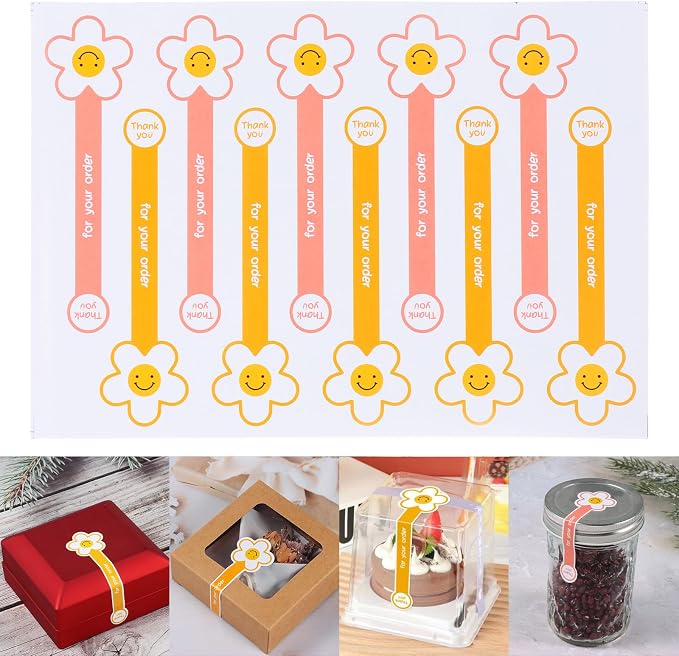 Beyonday 200pcs Handmade Lollipop Baking Stickers by beyonday