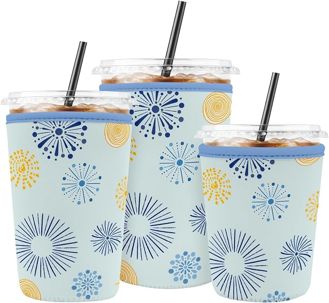 Iced Coffee Sleeve Reusable Cup Sleeves by Unknown