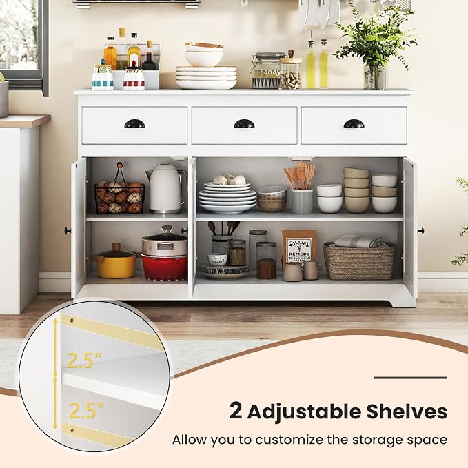 COSTWAY Sideboard Buffet Cabinet - Image 5