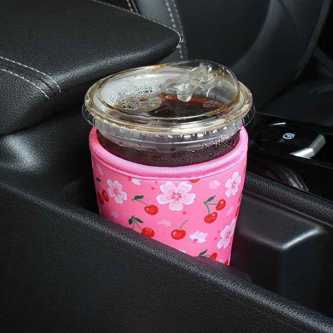 3 Pack Reusable Iced Coffee Sleeves - Image 3