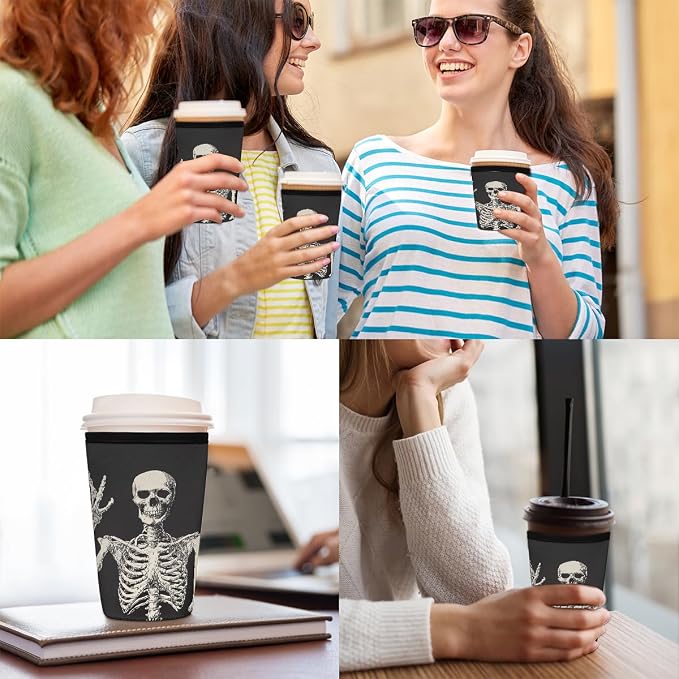Reusable Iced Coffee Sleeve Insulator Neoprene Cup Sleeve - Image 6