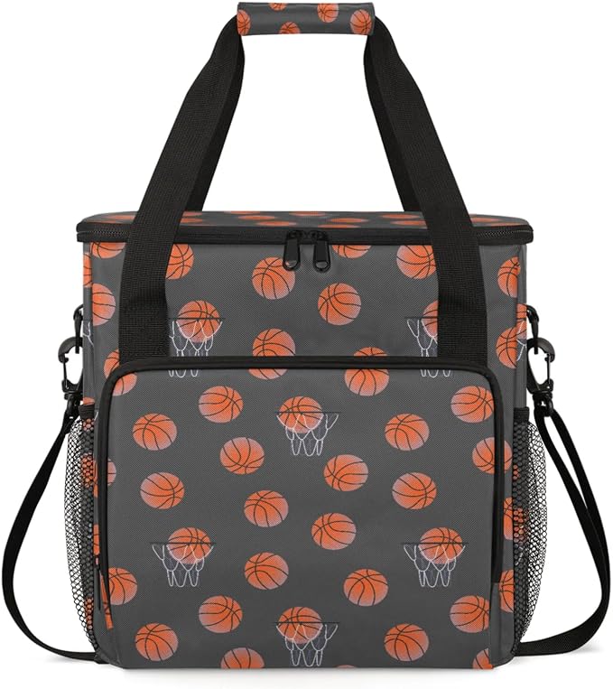 Basketball Coffee Maker Travel Bag, Basketball Large Carrying Storage Case by Home