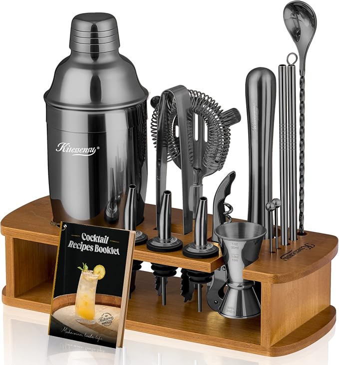KITESSENSU Cocktail Shaker Set Bartender Kit by KITESSENSU