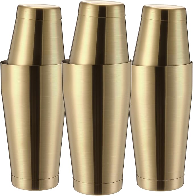 Sabary 6 Pcs Cocktail Shakers Professional Bar Shaker Boston Set Stainless by Sabary