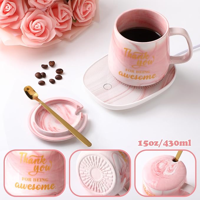 Nitial Thank You Coffee Warmer - Image 2