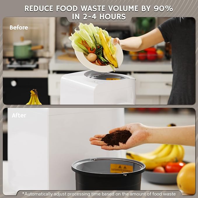 Airthereal Revive R500 Electric Kitchen Composter, SHARKSDEN® Tri-Blade - Image 3