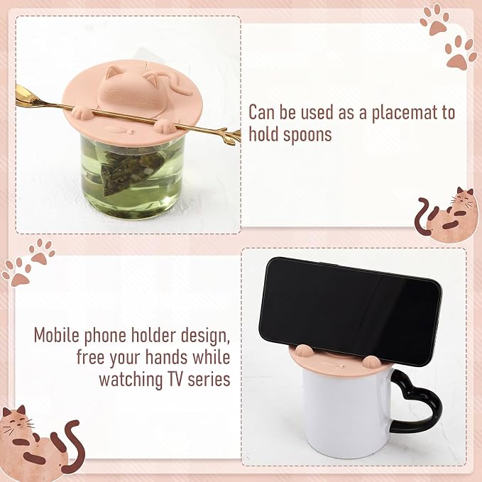 4 Pcs Tea Bag Squeezer 4 Inch Silicone Tea Bag Holder & Squeezer Dishwasher - Image 5
