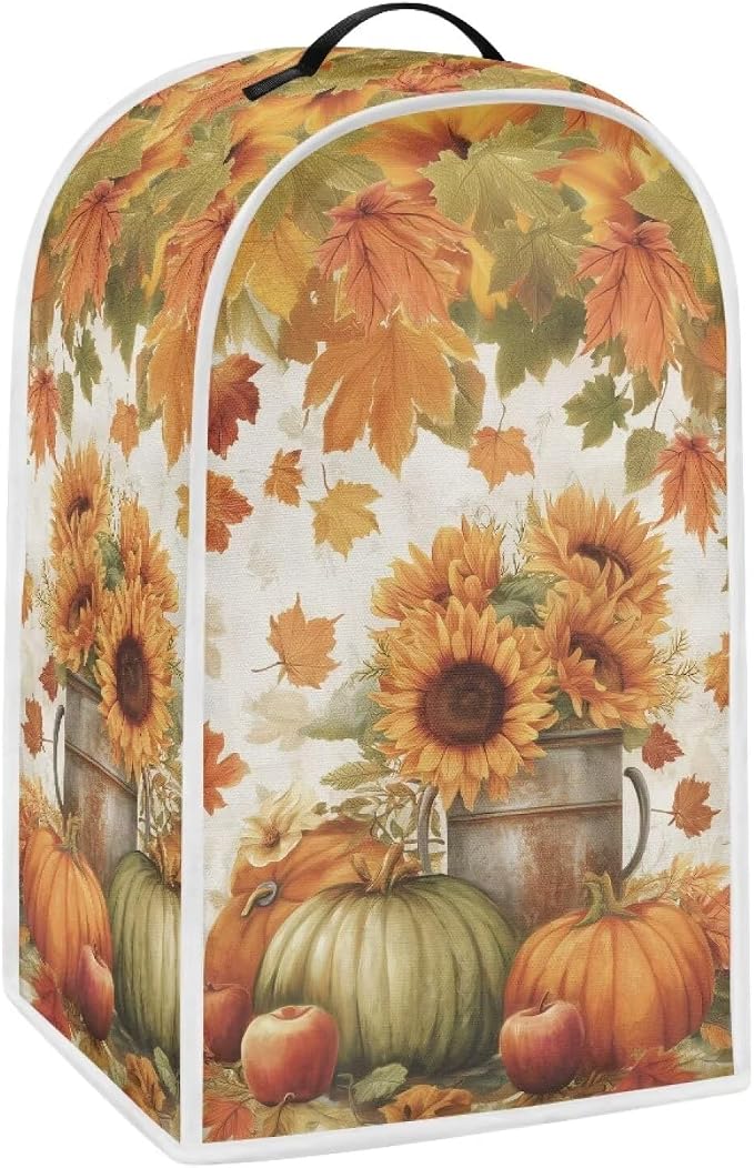 Pumpkin Sunflower Processor Dust Cover, Small Appliance Covers by Unknown