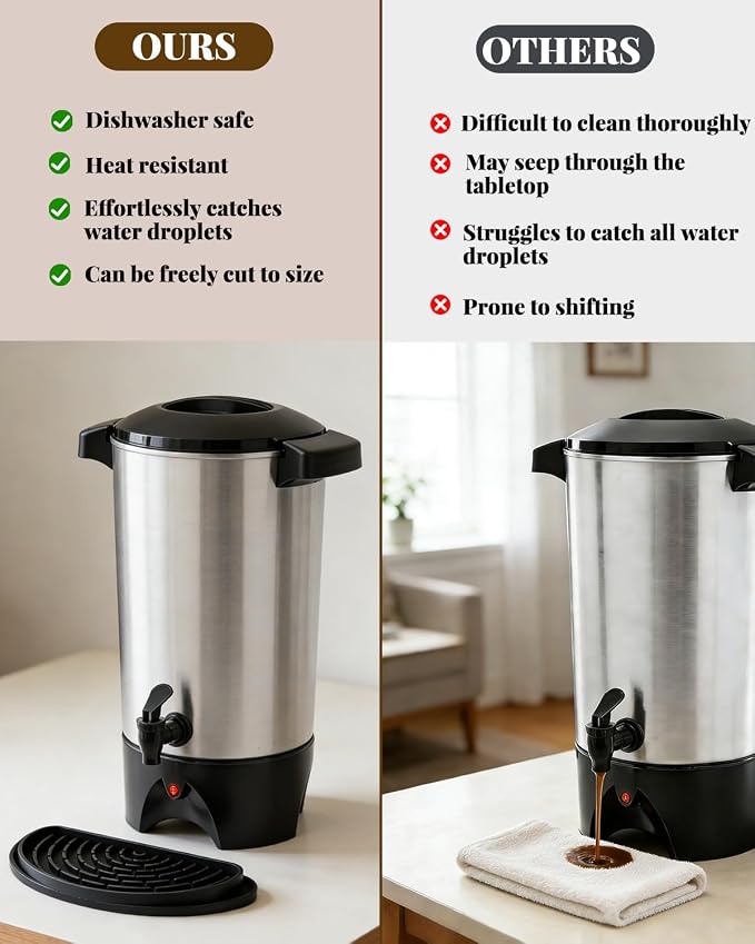 Coffee Drip Tray, Half-Round Drip Catcher - Image 4