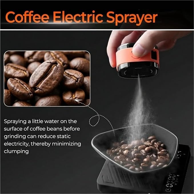 Coffee Scale Coffee Bean Atomizer, 20ml Anti-Static Automatic Spray Bottle - Image 3