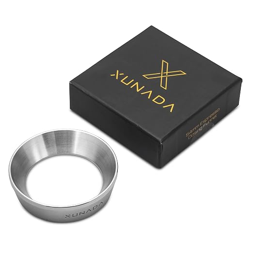 XUNADA 58mm Espresso Dosing Funnel, Precision Stainless Steel Coffee Dosing Ring - Image 4