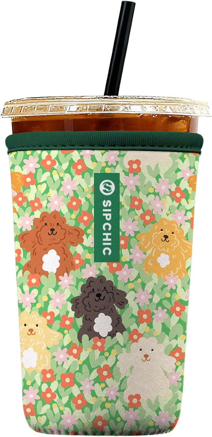 Iced Coffee Sleeve – Neoprene Reusable Cup Sleeves by Unknown