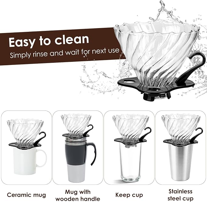 V60 Pour Over Coffee Dripper, 02 Filter - Image 4
