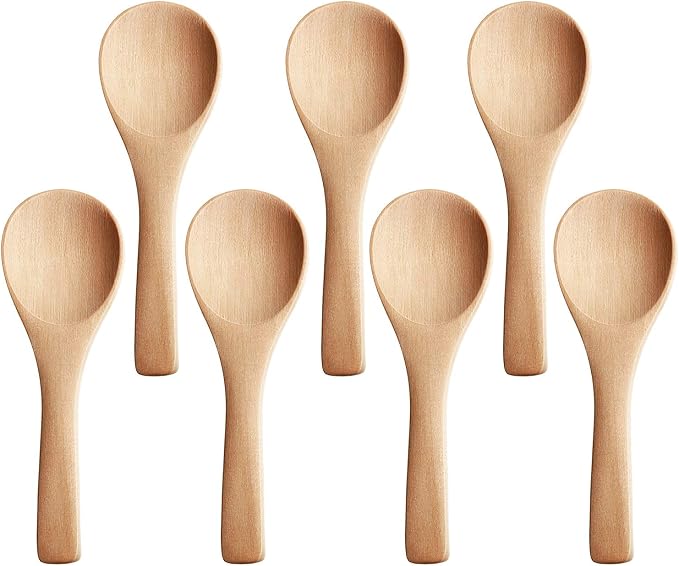 30 Pcs Small Wooden Spoons, 3. 5 Inch Mini Wood Natural Spoons - Image 2