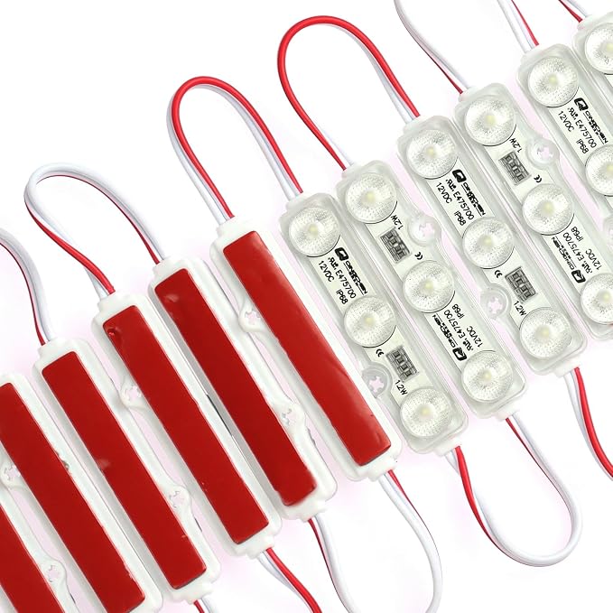 Q QINGCHEN Red LED Module 50pcs/Chain DC12V 1.2 W Decorative Light - Image 3
