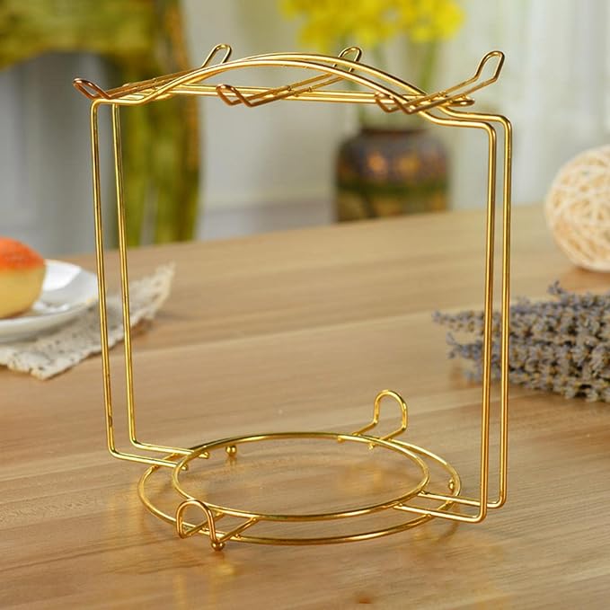 MagiDeal Mug Holder Stand Counter Storage Mug Glass Cup Plate Holder Stand - Image 3