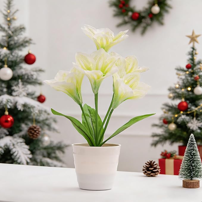 Artificial Lily Fower Lamp - Image 8