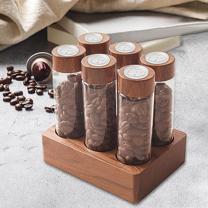 Coffee Bean Dispenser Coffee Beans Storage Containers Kitchen Canister - Image 4