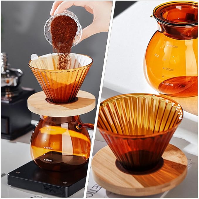 Uonlytech High Borosilicate Glass Coffee Funnel - Image 4