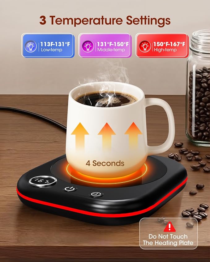 Coffee Mug Warmer - 36W Cup Warmer - Image 3