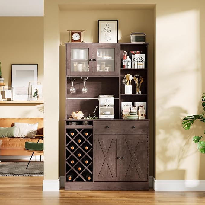 IDEALHOUSE 72 Inch Tall Kitchen Pantry Cabinet - Image 3