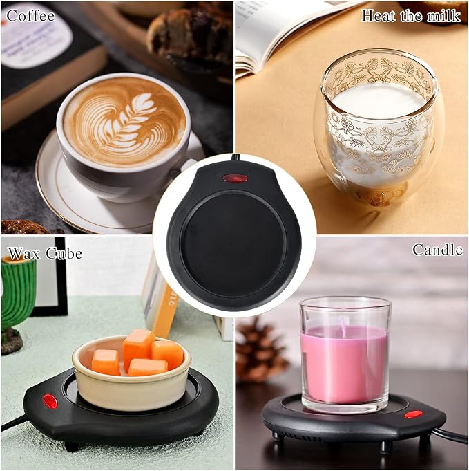 ASAWASA 2Pcs Candle Warmer Plate and Mug Warmer - Image 6