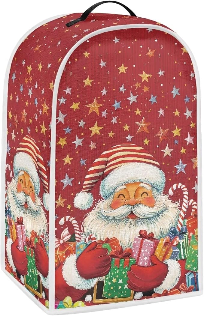 Father Christmas Blender Cover Kitchen Appliance Dust Covers by YUVAMAGIMO