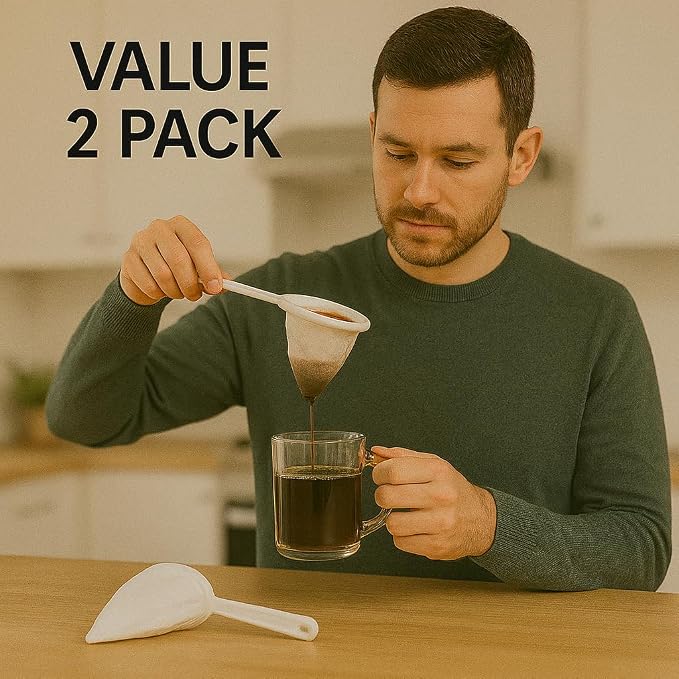 2-Pack Colador De Cafe Flannel Cloth Filter - Image 2