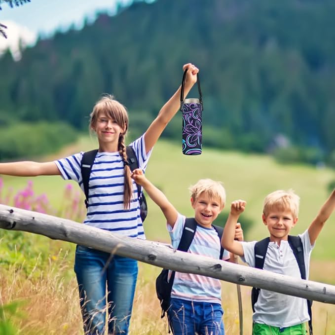 AUPET Water Bottle Bag Carrier, 24oz/32oz Insulated Neoprene bottle Sling - Image 5