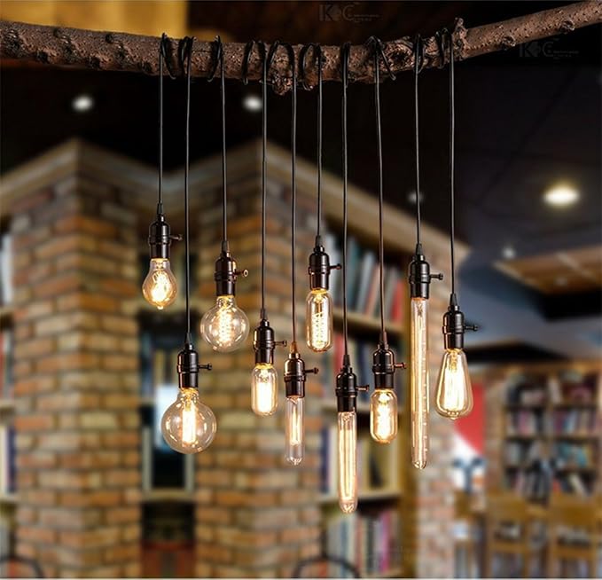 GOENDR Edison Bulb A19, Vintage Incandescent Light Bulbs - Image 6