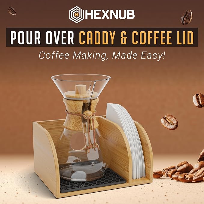 HEXNUB Pour Over Caddy with Lid - Image 2