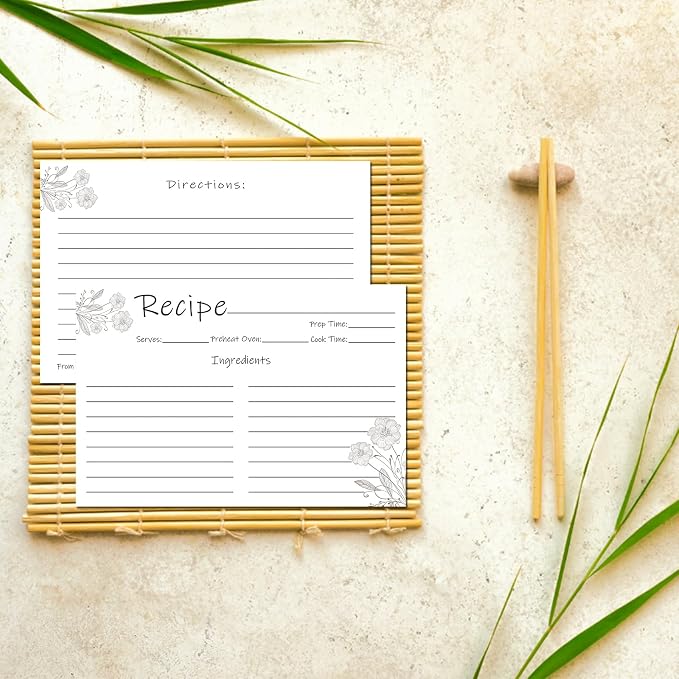 Recipe Cards 4x6 White - Image 4