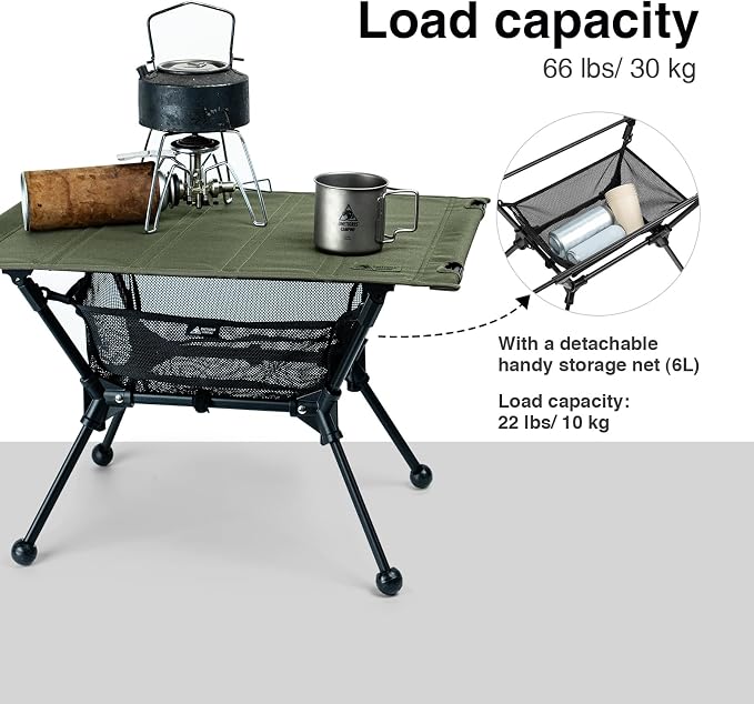 ONETIGRIS Dipper Camping Table, Lightweight Portable Folding Table - Image 5